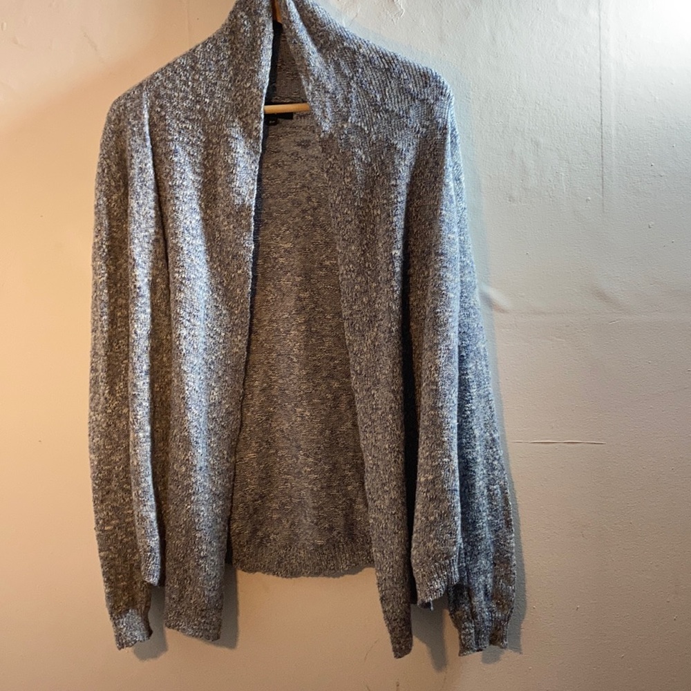 🔥Blue gray knitted cardigan